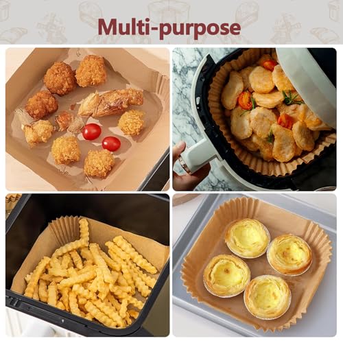 9 Inch Air Fryer Liners Disposable