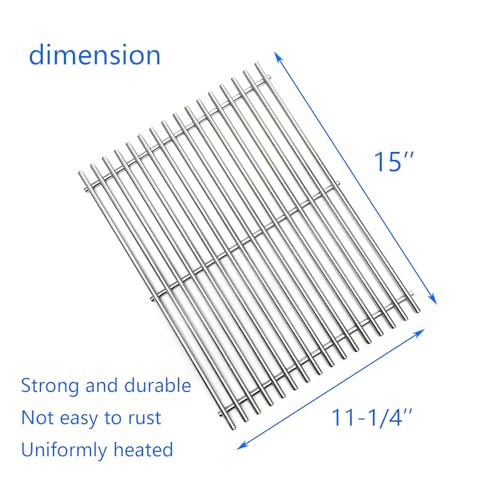 15" Stainless Steel Grid grates Replacement Parts for Weber Spirit E200 S