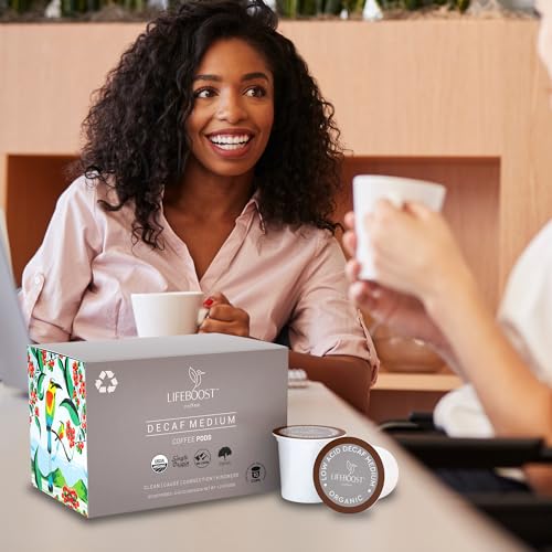 Organic Decaf Low Acid Coffee K Cups (10 Count (Pack of 1))