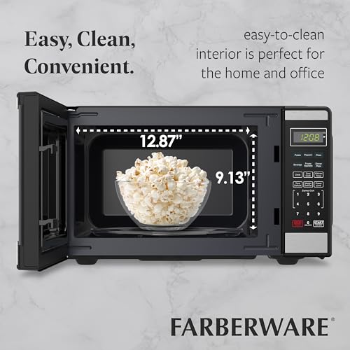 0.9 Cu. Ft Countertop Microwave Oven (0.9 Cu. Ft / Stainless Steel)