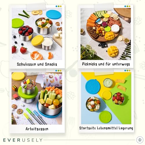 Stainless Steel Snack Containers (Summer)