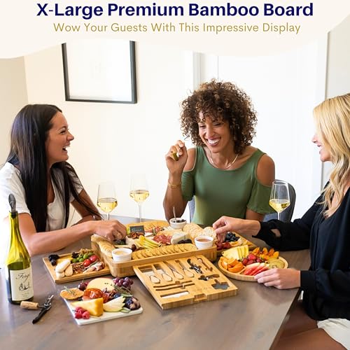 Extra Large Charcuterie Boards Gift Set (Cheese Board Marble)