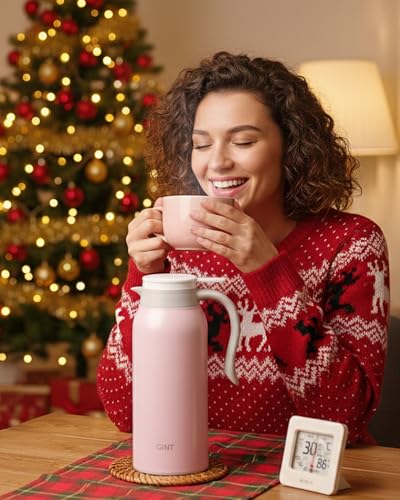 51 Oz Stainless Steel Thermal Coffee Carafe (Pink / 50.7 Ounces)