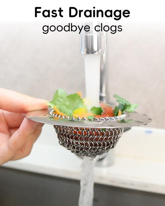 Kitchen Sink Drain Strainer & Sink Stopper