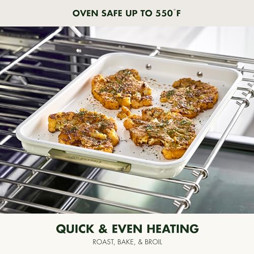 Bakeware 13" x 9" Quarter Sheet Pan (13" x 9" Quarter Sheet Pan / Cream)