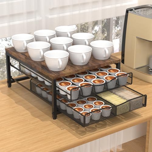 Coffee Pod Holder For Counter (2 tier)