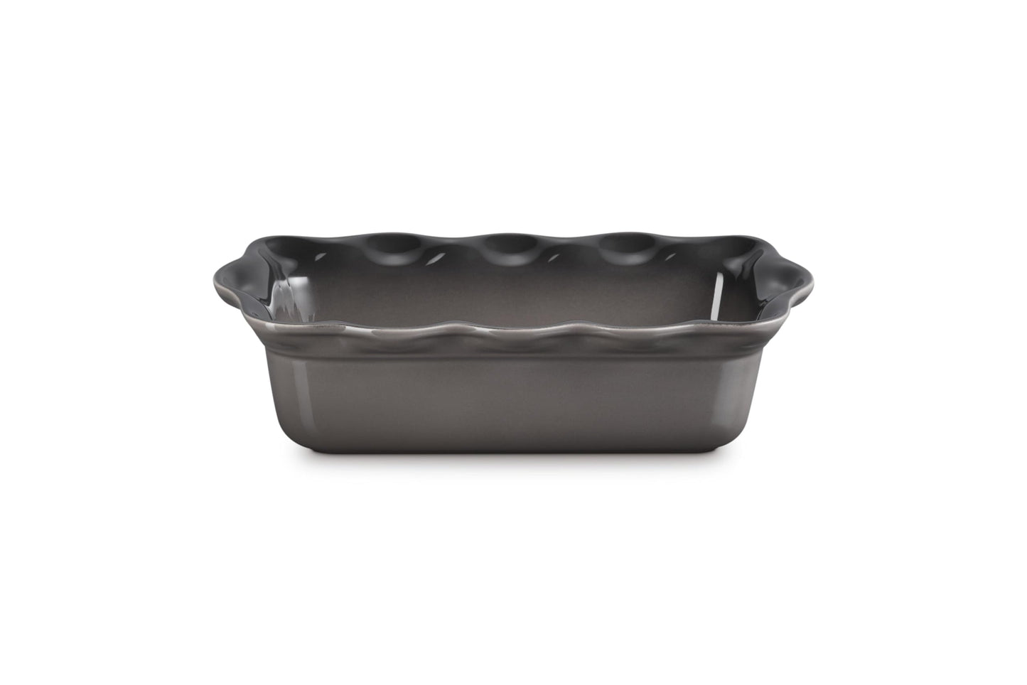 Stoneware 9" Fluted Pie and 9" Fluted Loaf Dish (Oyster)