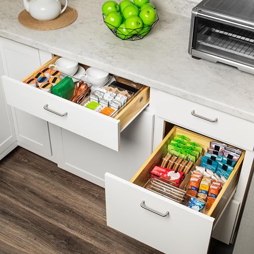 Pantry Organizers and Storage and Cabinet Organizer (10.5"L x 6"W x 3.5"H)