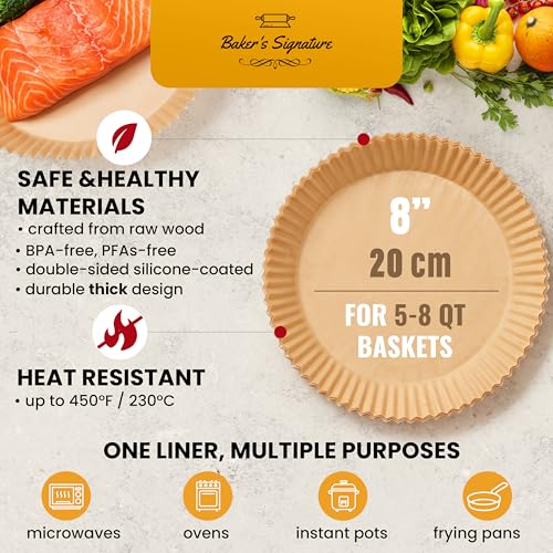 Air Fryer Liners for Ninja (125 Count)