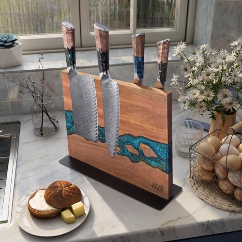 Magnetic Knife Block (Blue)
