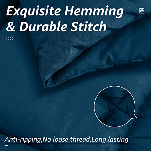 All Season California King Size Bed Comforter (Teal / Cal King（96*104）)