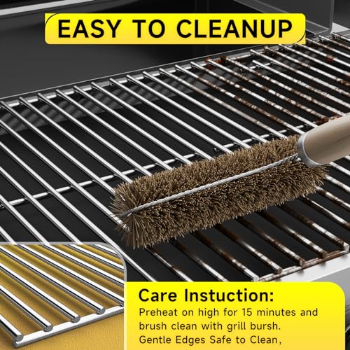 17'' x 26.4'' Stainless Steel Cooking Grates Grill for Nexgrill (17''D x 26.4''W)