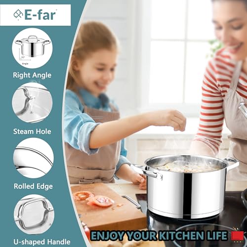 6 Quart Stock Pot with Lid