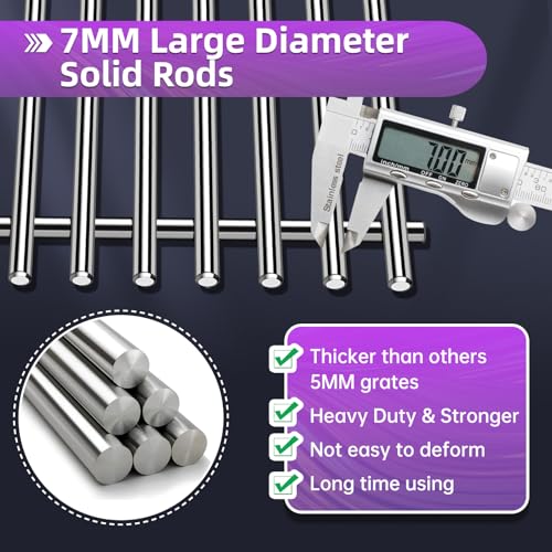 19.5" Stainless Steel 7524 Grill Grates 7620 Flavorizer Bars for Weber Genesis E330 Grill Parts with 7622 Heat Deflector 62752 Burner Tubes for Weber Genesis E310 S310 S330 EP310 300 Series (2+5+2+3 Genesis 300)