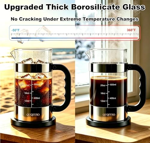 French Press Coffee Maker 34oz (New Style Dark Pewter / 34oz)