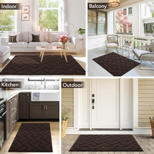 Indoor Door Mat (Coffee / 48" x 32" (Rectangular))