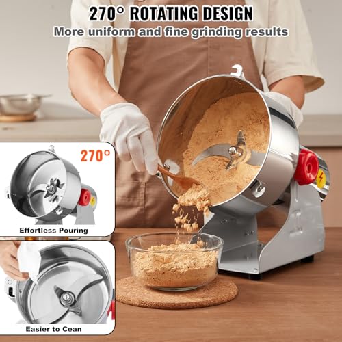 2000g Electric Grain Mill Grinder