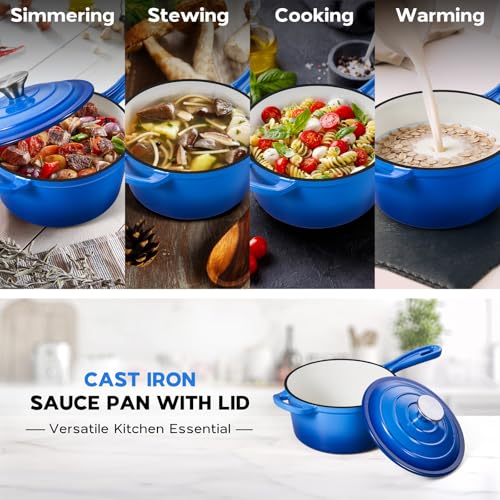 1 Quart Saucepan (Deep Blue / 1 Quarts)