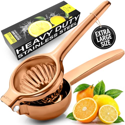Zulay Extra Large Lemon Squeezer Stainless Steel