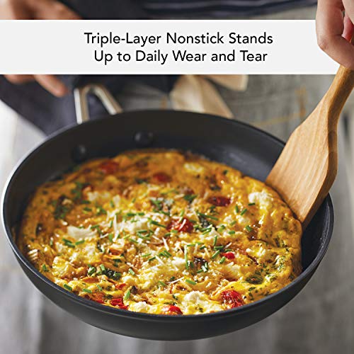 Hard Anodized Induction Frying Pan with Lid (Skillet with Lid (10"))