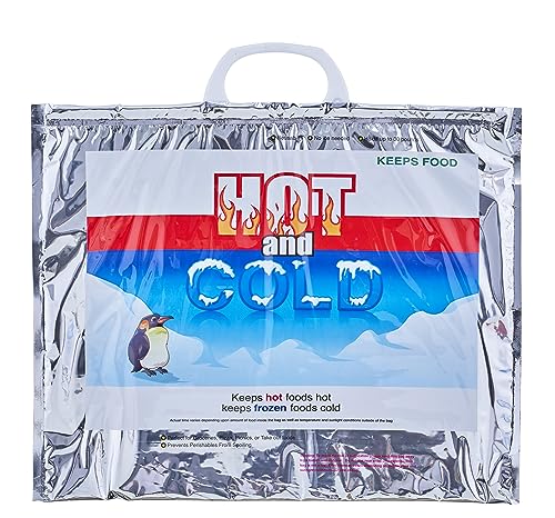 Hot and Cold Insulated Bags for Food Delivery (Small (Meal Size))