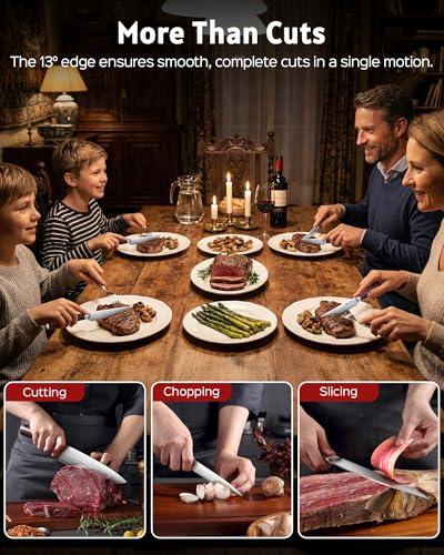 Kitchen Knife Set with Block (14 Piece Knife Set)