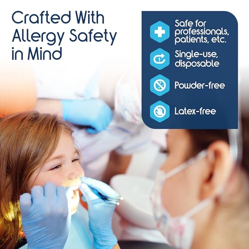 Nitrile Vinyl Blend Exam Gloves (Small)