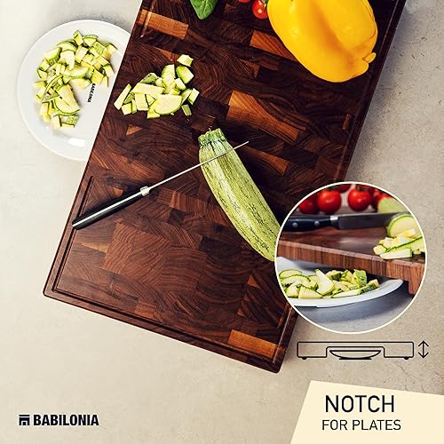 XXL American Black Walnut Wood Cutting Board (Black Walnut / 24"L x 15"W)