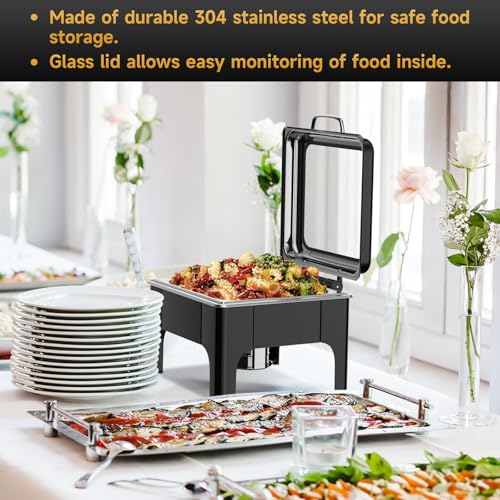 Chafing Dishes for Buffet (Black)