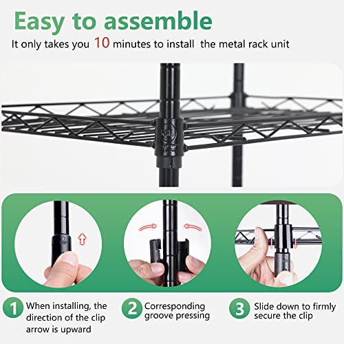 5 Tier Wire Shelf