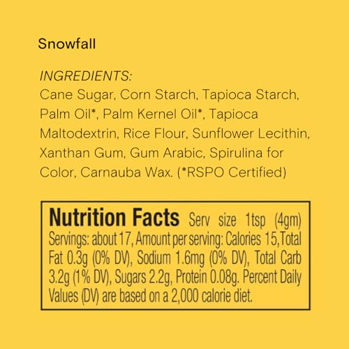 Snowfall Sprinkles (3 Ounce (Pack of 1) / Snowfall)