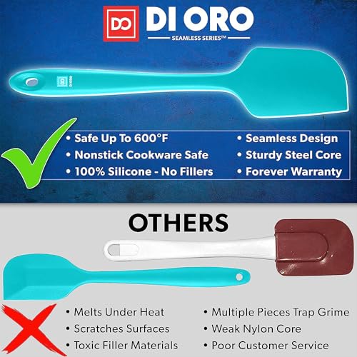 DI ORO Silicone Spatula Set (5 Count)