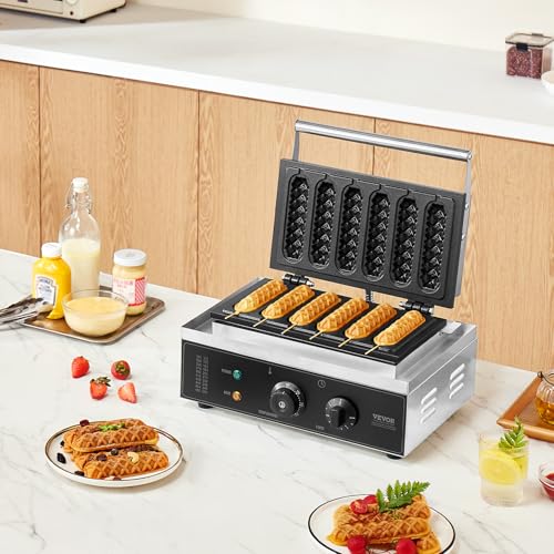 Commercial Waffle Stick Maker (6Pcs)