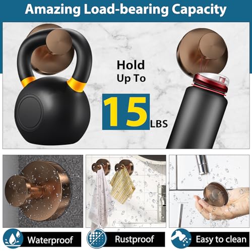 Suction Cup Hooks for Shower (2 Count)