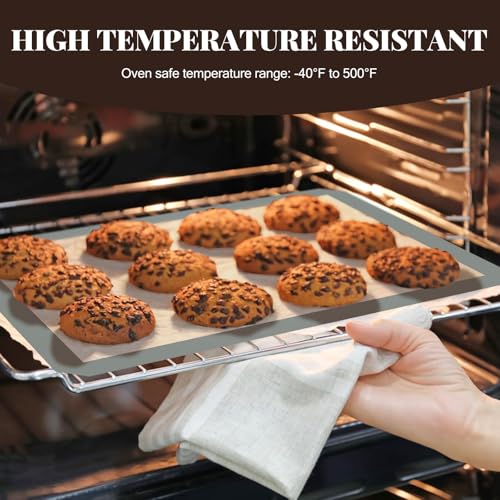 Silicone Baking Mat (Gray / 1Half&1Quarter&1Half Macaron Sheet)