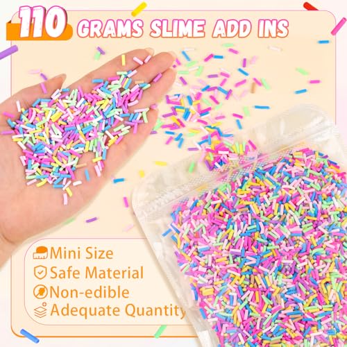110g Non edible Slime Mix Ins Slime Add Ins (Muticolor)