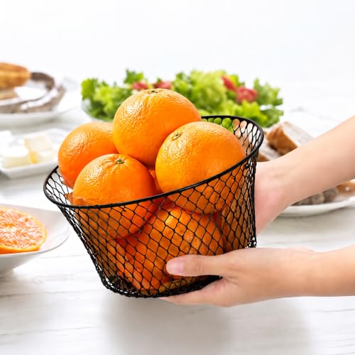 6 Pack Metal Wire Baskets for Kitchen Storage