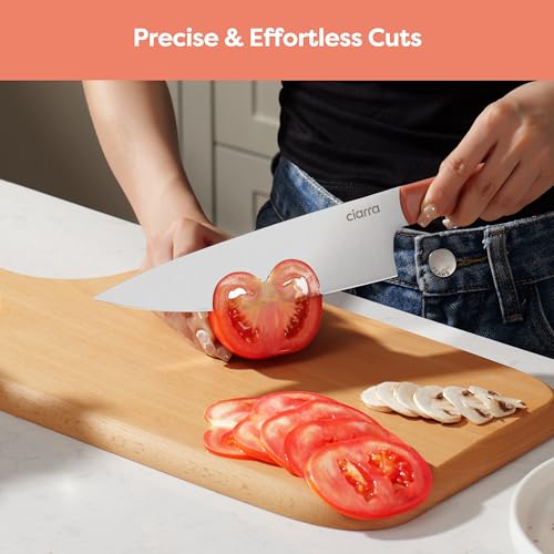 Professional Kitchen Knife Set 4 PCS (Orange)