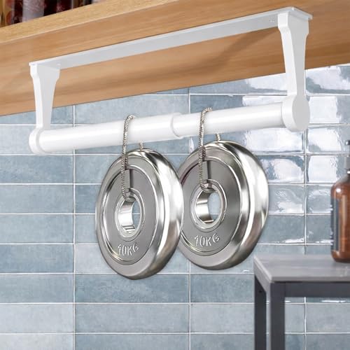 Kitchen Roll Holder Under Cabinet (White)