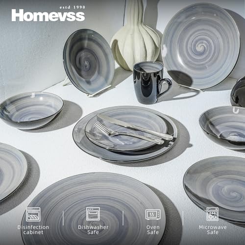 HomeVss Stoneware Sonoma 16pc Dinnerware Set