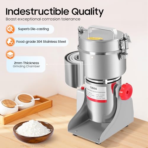 Electric Grain Mill Grinder (1000g)