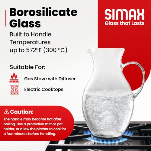 SMALL Glass Pitcher 16 Oz