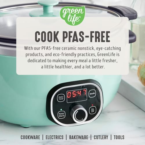 6QT Ceramic Nonstick Slow Cooker