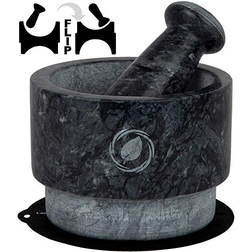 Mortar and Pestle Set (Gray Marble)