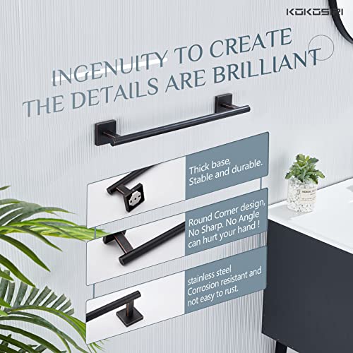Hand Towel Bar Bathroom Towel Holder for Bath Kitchen Cabinet Towel Rails 16 Inch Oil Rubbed Bronze Stainless Steel B4005ORB (Oil Rubbed Bronze / 16-Inch)