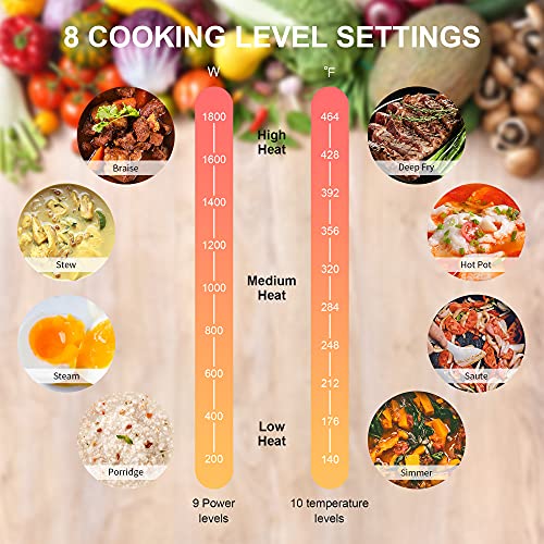 Portable Double Induction Cooktop (Double Induction Cooktop with Knob Control)
