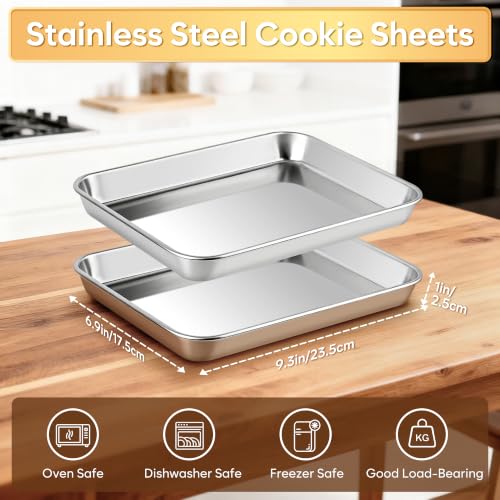 Half Sheet Pan Set of 2 (17.3” x 12.2”)