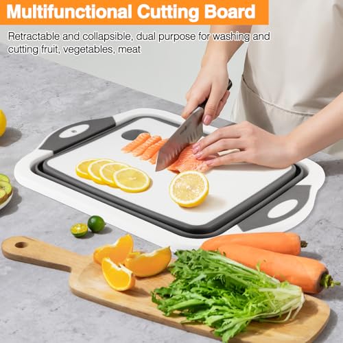 Collapsible BBQ Prep Tub (Gray)