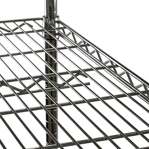 Shelving Inc. 8" d x 24" w Chrome Wire Shelving with 3 Tier Shelves (3 Count)