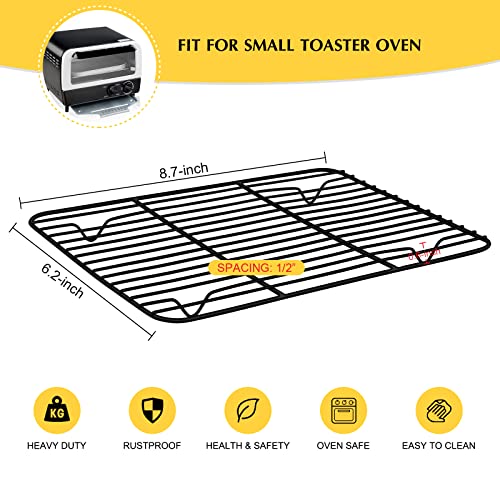 Small Baking Wire Rack Set of 2 (8.7” x 6.2”)